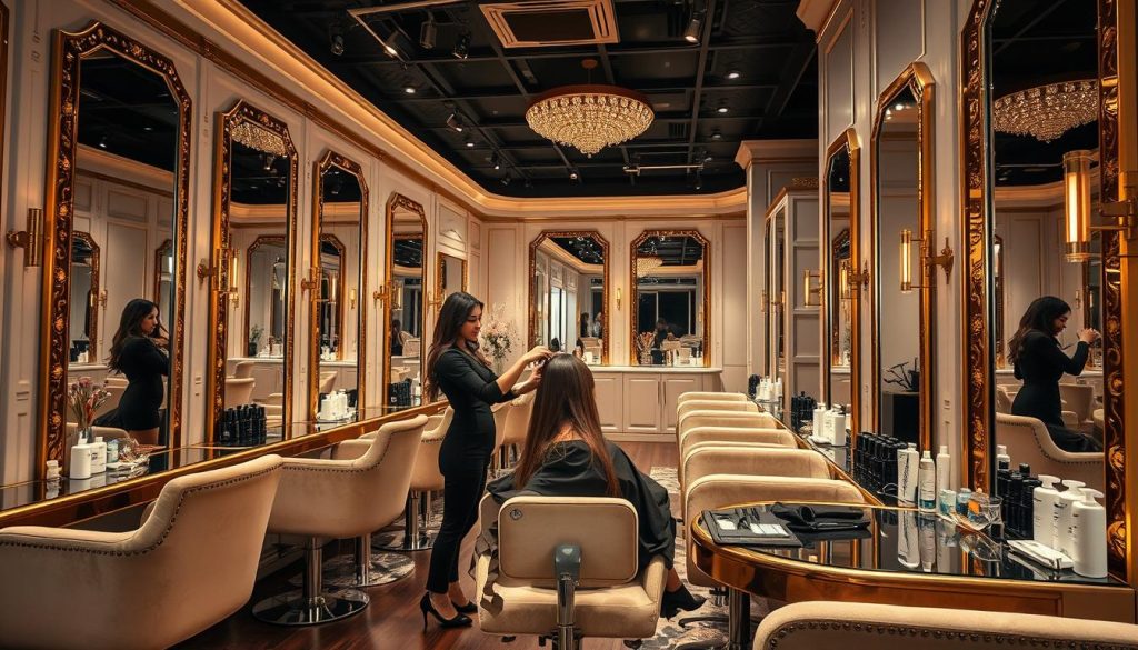 luxury hair styling